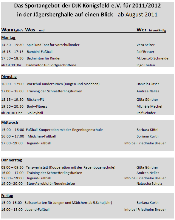 DJK Hallenplan 2011